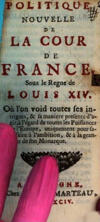 Nouvelle Politique de la Cour de France sous le regne de Louis XIV.