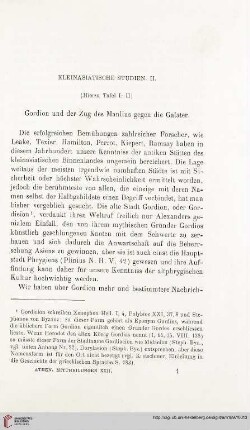 22: Kleinasiatische Studien, 2