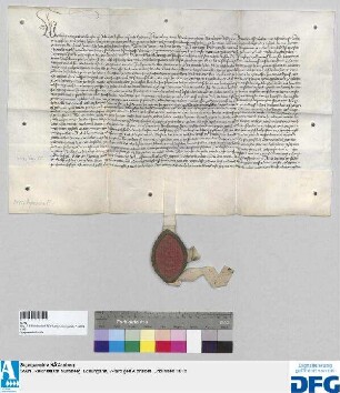 Georg, Abt des Benediktinerklosters St. Egidien in Nürnberg, stellt ein Vidimus aus von dem Leibgedingsbrief d.d. 15. Dezember 1432.