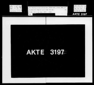 Antrag Meyer, NSDAP: Kläranlage für Freiberg