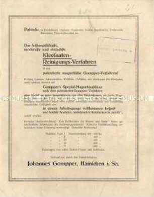 Kleesaaten-Reinigungs-Verfahren