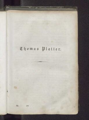Thomas Platter.