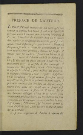 Préface de l'auteur.
