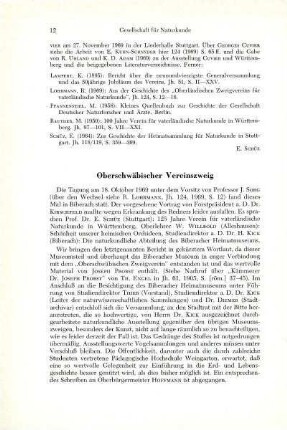Oberschwäbischer Vereinszweig