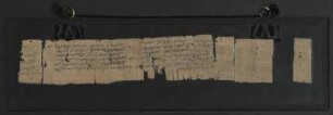 Steuerquittungen : Papyrusfragment