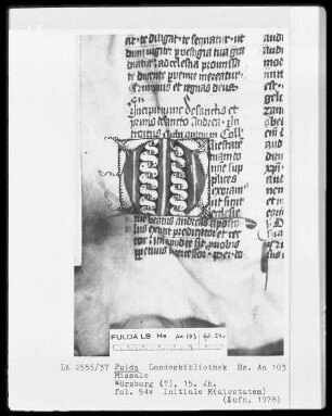 Missale — M (aiestatem), Folio 54 verso