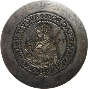 Prägestempel für 1/2 Taler (Vorderseite)