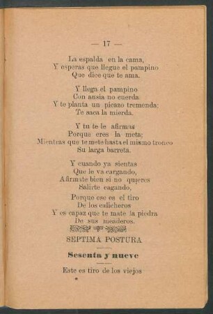 Séptima postura. - Sesenta y nueve