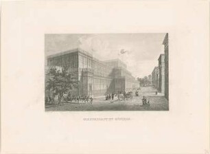 Voit, August von; München; Glaspalast - Perspektive