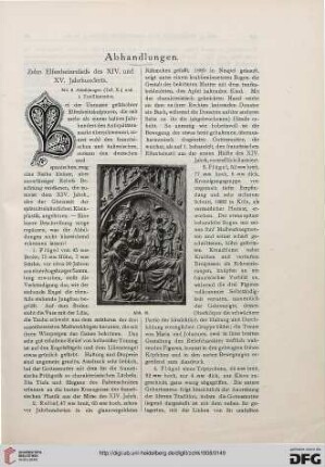Zehn Elfenbeinreliefs des XIV. und XV. Jahrhunderts