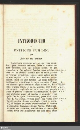 Introductio de Unitione Cum Deo quae finis est viae unitivae