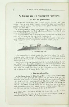A. Einiges aus der Allgemeinen Erdkunde