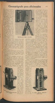 Cinematógrafo para aficionados
