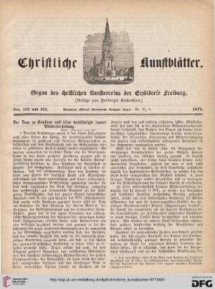 16: Christliche Kunstblätter: Organ des Christlichen Kunstvereins der Erzdiözese Freiburg