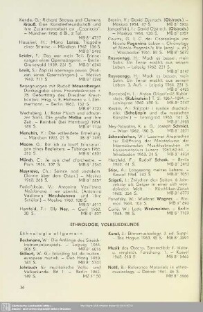 Ethnologie, Volkslieder