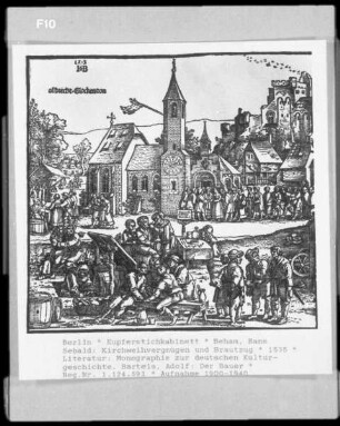 Kirchweihvergnügen und Brautzug