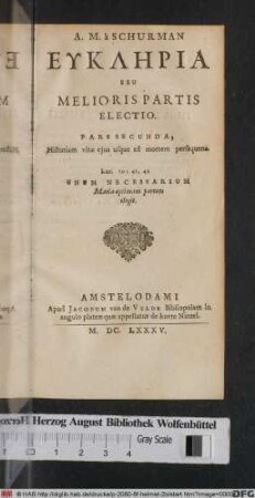 Historiam vitae eius usque ad mortem persequens