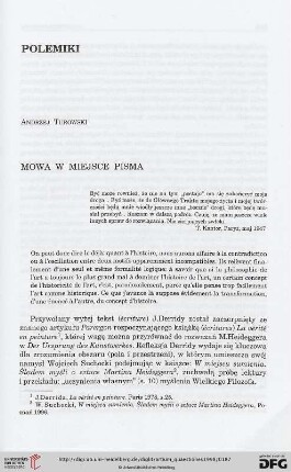 9: Mowa w miejsce pisma