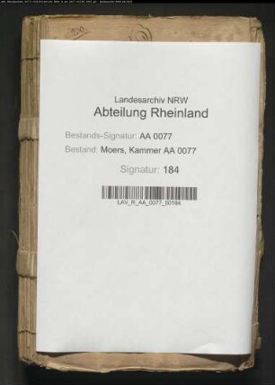 Ausfertigung der Steuer-Etats