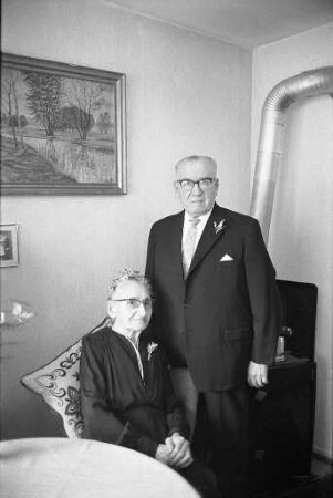 Diamanthochzeit der Eheleute Franz und Anna Hennig