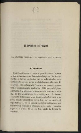 El Instituto de Francia - (La Academia Francesa - La Biblioteca del Instituto)