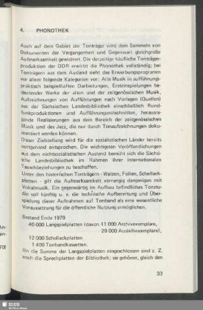 4. Phonothek