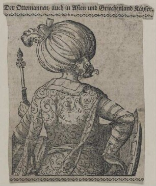 Bildnis des Ahmed III., Sultan des Osmanischen Reiches
