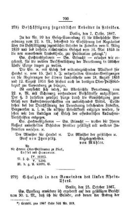 Beschäftigung jugendlicher Arbeiter in Fabriken : [IV. Elementarschulwesen]