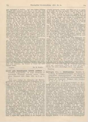 624-627 [Rezension] Oettingen, Alex. von, Antiultramontana. Kritische Betrachtungen der Unfehlbarkeitsdoktrin vom Standpunkt evangelischer Glaubensgewissheit