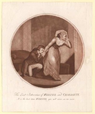 "The Last Interview of Werter and Charlotte". Liebesszene nach gemeinsamer Lektüre des "Ossian"