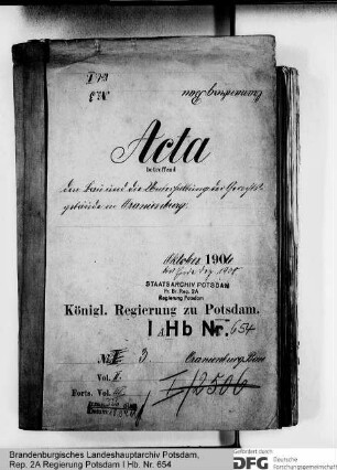 Bau und Unterhaltung der Gerichtsgebäude in Oranienburg