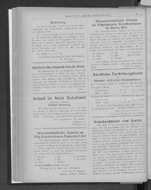 Krankenkassen und Aerzte.