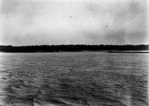 Sandbank vor Memphis : Eine im Mississippi aufgeworfene Sandbank.