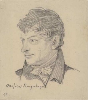 Bildnis Rungenhagen, Carl Friedrich (1778-1851), Komponist, Chordirigent