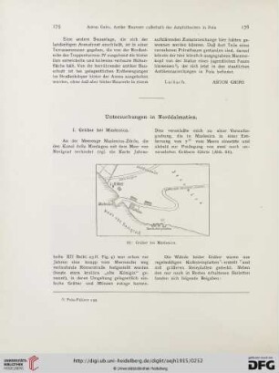 18.1915: Untersuchungen in Norddalmatien