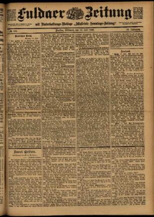 Ausgabe vom Mittwoch, den 12. Juli 1899.