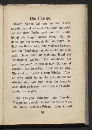 Die Fliege.