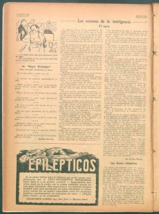 Los venenos de la inteligencia : El opio