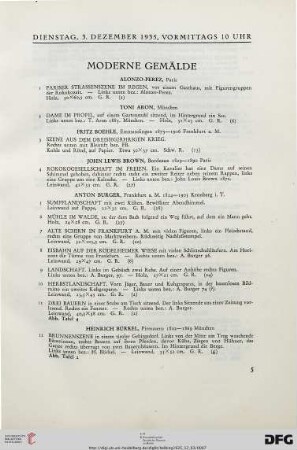 Moderne Gemälde (Nr. 1-58)