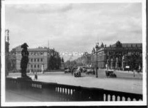 Berlin, Blick vom Stadtschloss in Richtung Brandenburger Tor