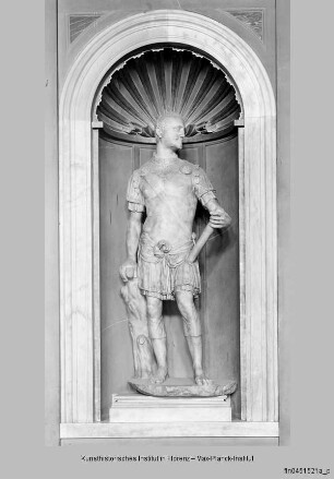 Skulpturen der Tribuna dell'Udienza : Giovanni dalle Bande Nere