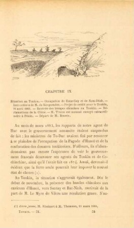 Chapitre IX. Situation au Tonkin. - ...