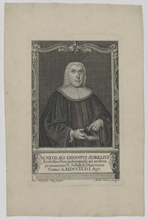 Bildnis des Nicolavs Ernestvs Zobelivs
