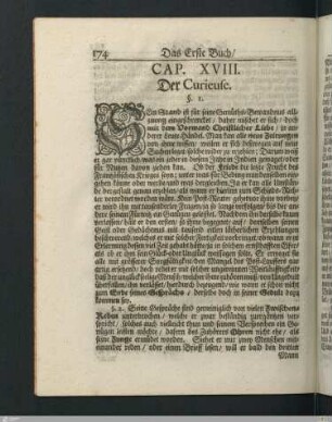 Cap. XVIII. Der Curieuse.