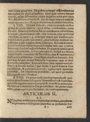 Articulus II.