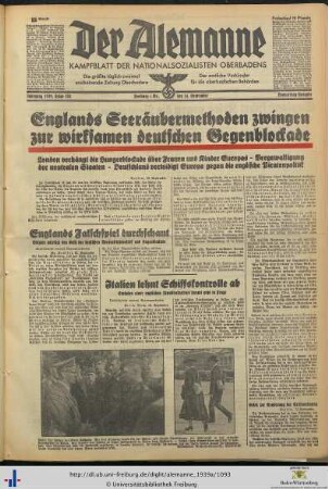 14.09.1939 (Donnerstag-Ausgabe)