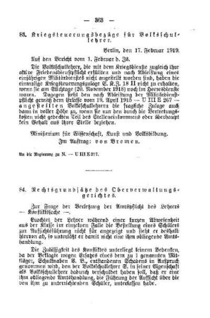 Kriegsteuerungsbezüge für Volksschullehrer : [G. Öffentliches Volksschulwesen]