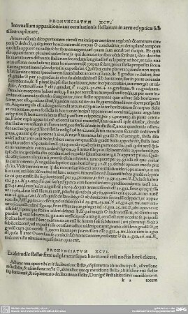 PRONUNCIATUM XCVI. Ex altitudie stellae fixae vel planetae supra horizonte etia noctis hora elicere.