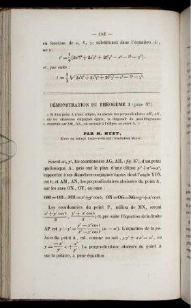 Démonstration du théorème 3.
