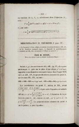 Démonstration du théorème 3.